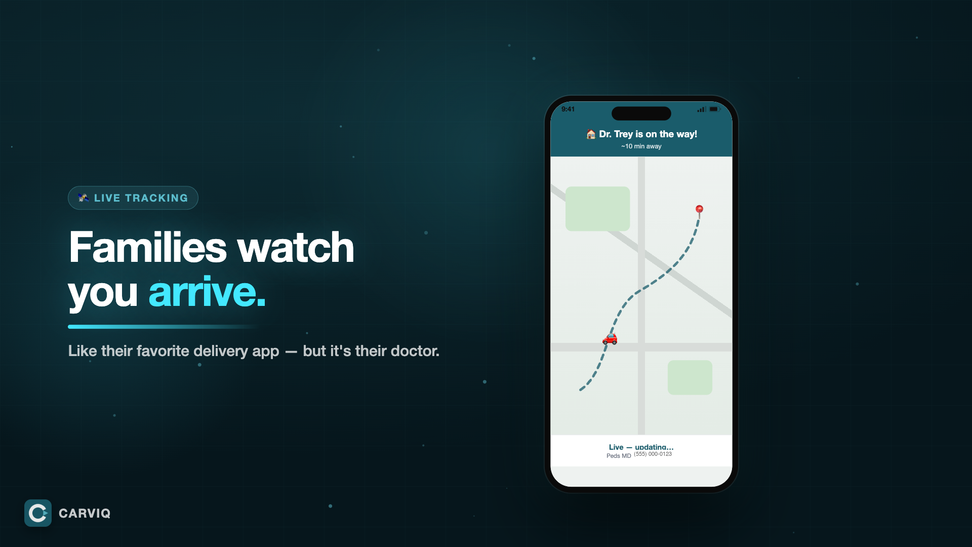 Live tracking